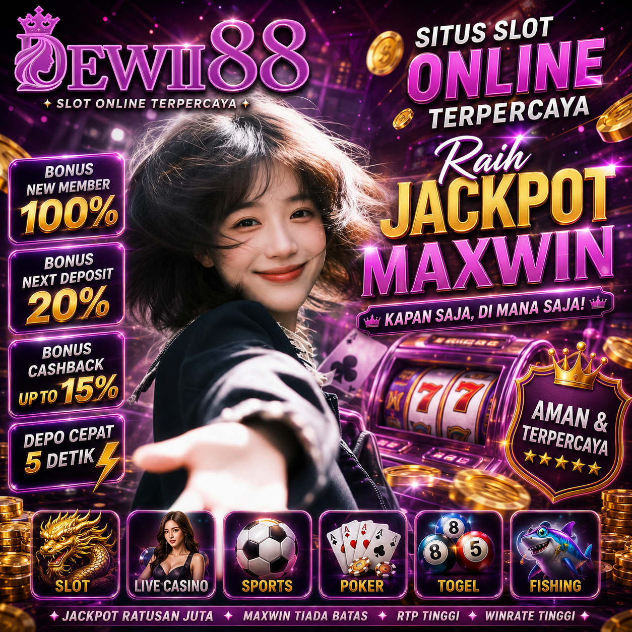 dewi88 Front Black 